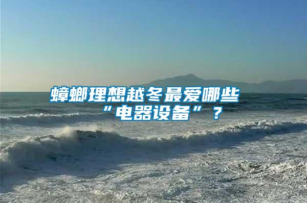 蟑螂理想越冬最?lèi)?ài)哪些“電器設(shè)備”？
