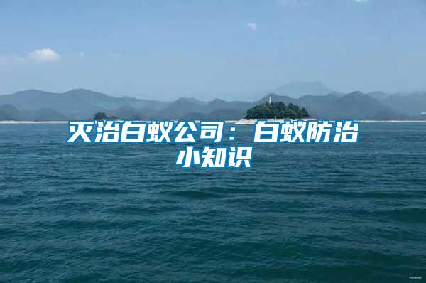 滅治白蟻公司：白蟻防治小知識(shí)