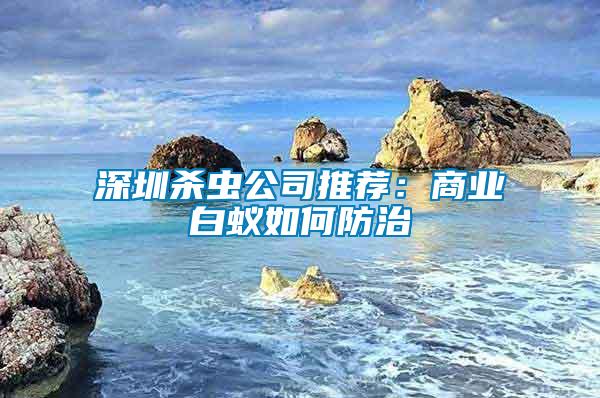 深圳殺蟲(chóng)公司推薦：商業(yè)白蟻如何防治